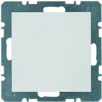 Berker Cubierta ciega BER S1 con base polarweiss mate, número de referencia 6710091909