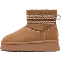 Derimod Botas camelo / marrón / blanco