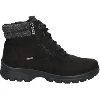 Ara Botines con cordones 'Schnürstiefel Damen 12-49309-01 Textil in schwarz' negro