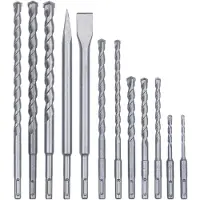 Einhell Accesorios para taladro percutor , marca kwb, juego de brocas y cinceles SDS-Plus, modelo 12tg