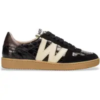 Wonders para mujer. AP-2002 Zapatillas Nubia 02 negro (39), Plano, Cordones, Casual, outlet 2026.