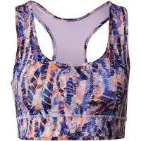 Hey Honey Sujetador deportivo 'Racerback' lila moteado