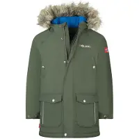 TROLLKIDS - Kid's Nordkapp Jacket - Parka size 164, oliva