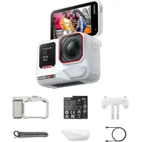 Insta360 Ace Pro 2 (Blanco Ártico) Paquete Xplorer (Plata Claro de Luna)