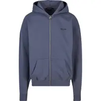 Pegador Sudadera con cremallera azul