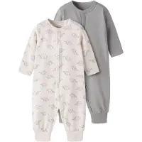 TWO SOON Pijama crema / gris