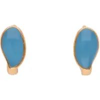NAEMI Pendientes turquesa / oro