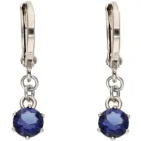 Gaya Pendientes azul oscuro / plata