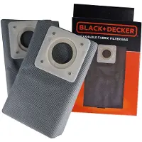 Black & Decker Bolsas de tela para aspiradora, capacidad de 20 litros
