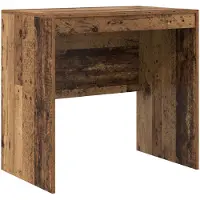 vidaXL Escritorio de madera reciclada, 80 x 50 x 76 cm ()