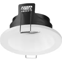 Forlight Ter: Foco empotrable de techo de 90 mm de diámetro, para bombilla GU10, en color blanco