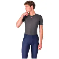 Castelli - Medio Base Layer S/S - Maillot interior de ciclismo size S, azul