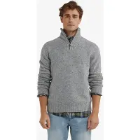 Mcgregor Zip Mock Fishermans Sweater Medium Grey Melange Talla: 3XL | Jerséis Outlet | Hombre | Gris