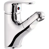 A&n&a aqualine Grifo de lavabo Aqualine KASIOPEA con ducha extractable, acabado cromado