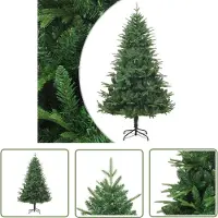 The Living Store : Árbol de Navidad artificial, color verde, 180 cm, fabricado en PVC y PE