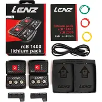 Lenz - Plantillas térmicas + baterías - Lithium Pack Rcb 1400 (Usb-C) Noir - Negro