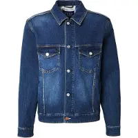 Scotch & Soda Denim Trucker Jacket - Let It Rain 750 Years Celebration Let Talla: S | Chaquetas Vaqueras Outlet | Hombre