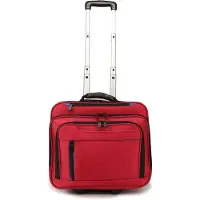 Dermata 2 ruedas Trolley ejecutivo 38 cm Compartimento para el portátil rojo