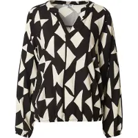 Sublevel Blusa negro / blanco natural