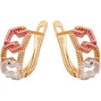 Gaya Pendientes bronce / oro / plata