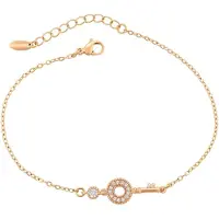 Faina Pulsera oro / transparente