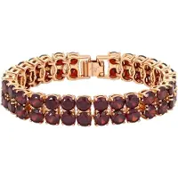Gaya Pulsera oro / rojo oscuro