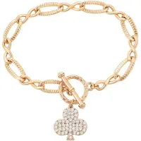 Faina Pulsera oro / transparente