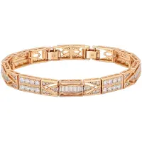 Faina Pulsera oro / transparente