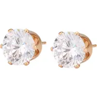 NAEMI Pendientes oro rosa / transparente