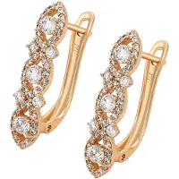 Faina Pendientes oro rosa