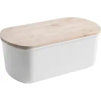 Ibili Cesta De Pan Con Tabla De Cortar De Bambú