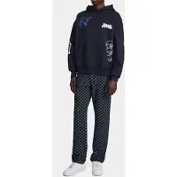 Daily Paper Raymond Hoodie Unisex Blue Talla: XS | Sudaderas con Capucha Outlet | Unisex | Azul