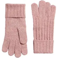 Lipsy Guantes con dedos rosa