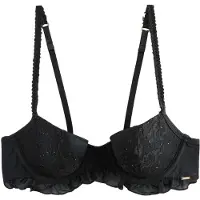 Lipsy Sujetador negro / plata