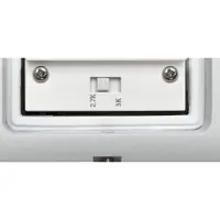 SLV Aplique de exterior ovalada up/down CCT 17,5 cm blanca