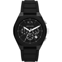 Armani Exchange Reloj analógico negro / plata