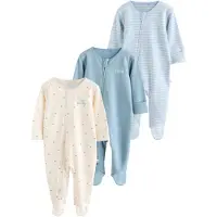 Next Pijama crema / azul cielo / azul claro / offwhite