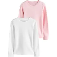Next Camiseta rosa / blanco