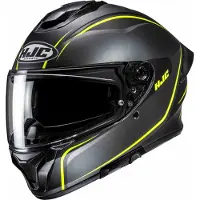 HJC C71 Quez MC3HSF Casco Integral Mate/Negro/Amarillo XS unisex