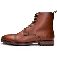 Nae Vegan Shoes Botas con cordones 'Lore' marrón