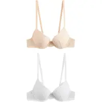Next Sujetador beige / blanco natural
