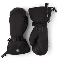 Hestra - Guantes de esquí - Mitt Army Leather Extreme Black de Cuero - Talla 8 - Negro