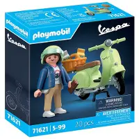 Playmobil Vespa 150 Sprint Veloce De 1969. Verde Claro