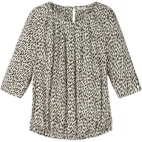 Sheego Blusa ecru / negro