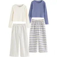 Next Pijama azul / blanco