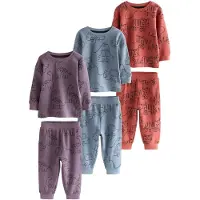 Next Pijama ópalo / lila / rojo / negro