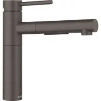 BLANCO Grifo de cocina ALTA-S II, color gris piedra, para alta presión, con manguera y rociador