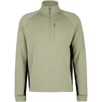 Stoic - MerinoWaffleFleece320 NorrdalSt. Half Zip - Jerséis de lana merina size XL, oliva