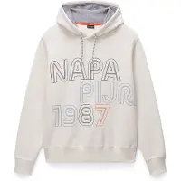 Napapijri Sudadera 'B-Fiemme' azul / naranja / negro / blanco natural