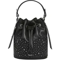 Pepe Jeans para mujer. PL0300013 Bolso Ivy negro (OSFA), Casual, Poliuretano, outlet 2026.